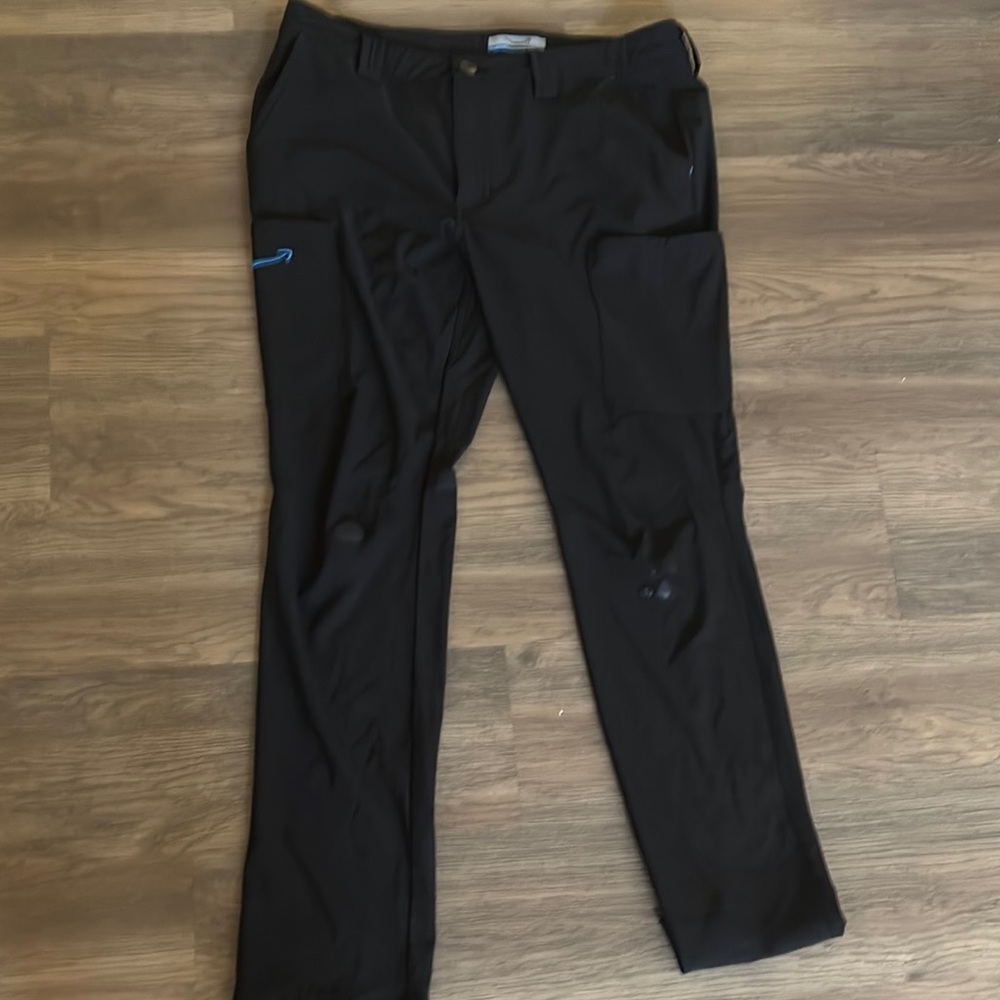 Amazon Black scrub work Pants with Straight Leg Design